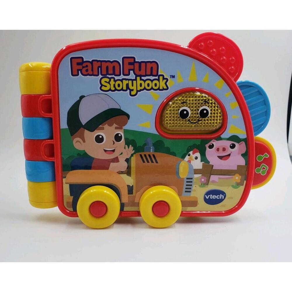 VTech Farm Fun Storybook Talks Sings Working Electronic Storybook, Tested